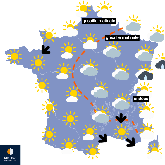 De plus en plus estival jusqu'à vendredi
