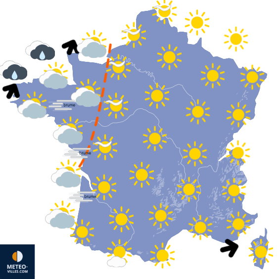 Dégradation progressive par l'ouest, puis assez froid