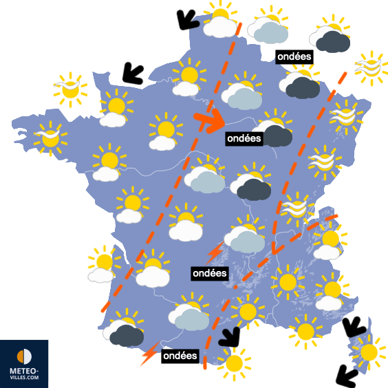 Météo : week-end sec, calme et plus ou moins nuageux