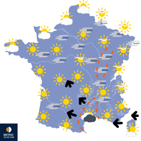 Retour d'un temps plus perturbé à partir de mardi 15