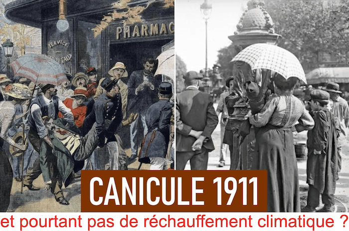 Canicule de 1911 : et pourtant pas de réchauffement climatique ?