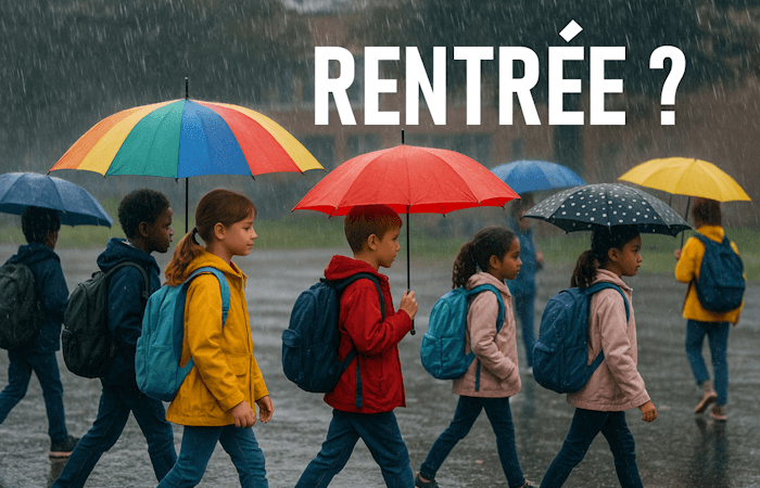 Pluie, orages : vers une météo perturbée pour la rentrée scolaire 2025 ?