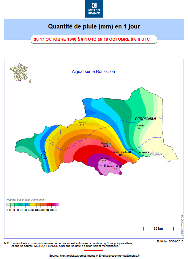 Image d'illustration pour L'Aiguat, un épisode pluvieux intense typique du Sud de la France   