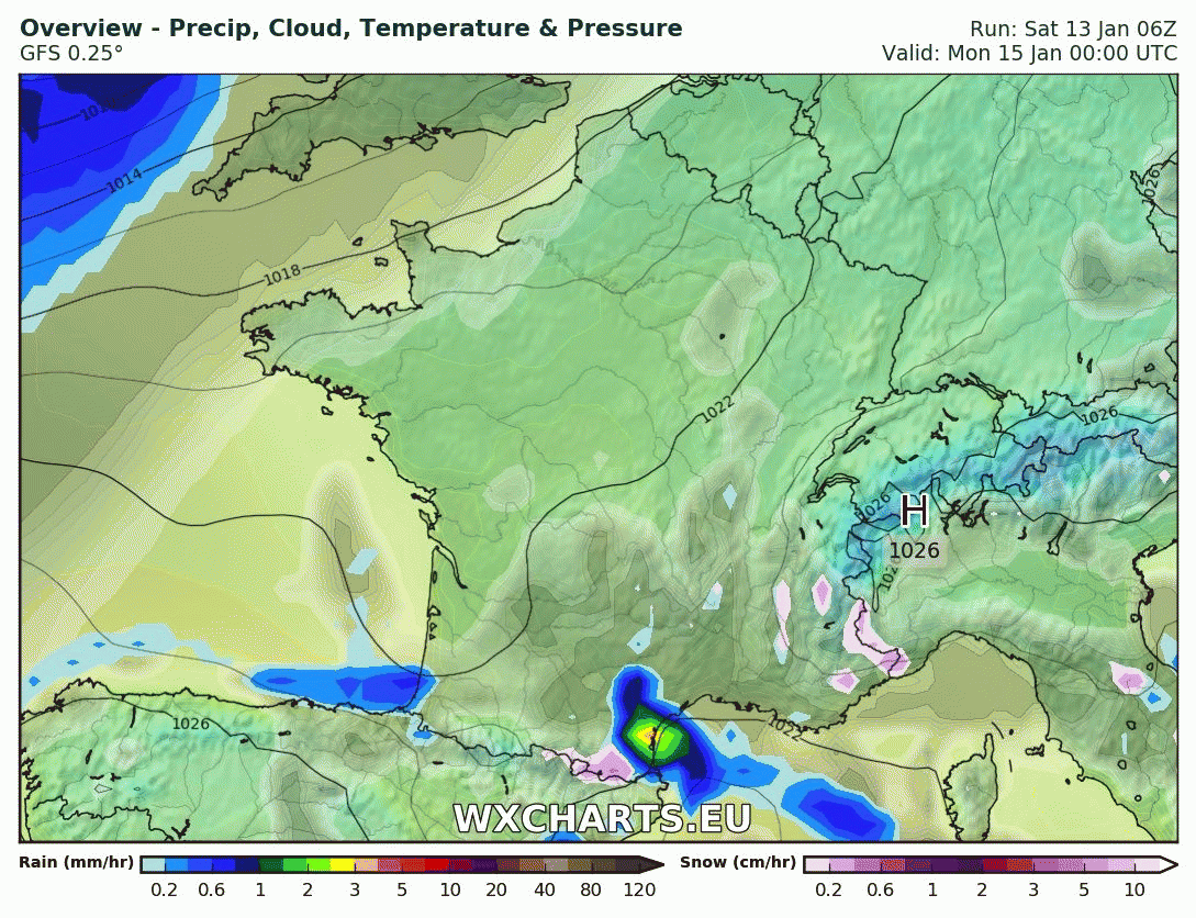 Image d'illustration pour Bilan de l'enneigement en montagne à la mi-janvier