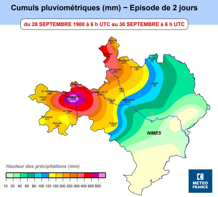 Image d'illustration pour Retour sur les épisodes cévenols majeurs depuis le siècle dernier