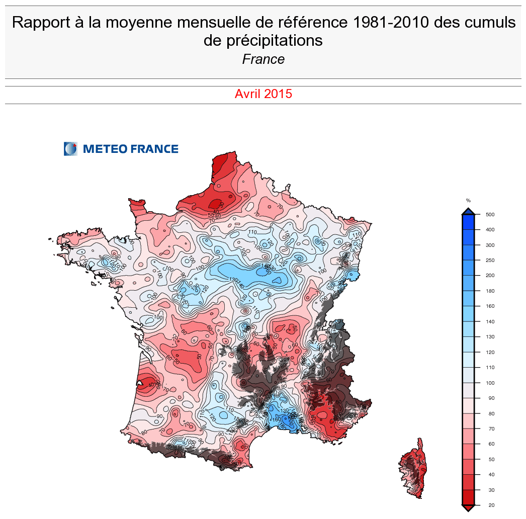 Image d'illustration pour Bilan d'avril : Très doux, bien ensoleillé et plutôt sec malgré les orages