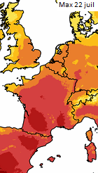 Image d'illustration pour Deuxième canicule de l'été : prévisions et suivi