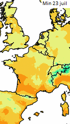 Image d'illustration pour Deuxième canicule de l'été : prévisions et suivi