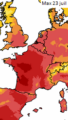 Image d'illustration pour Deuxième canicule de l'été : prévisions et suivi
