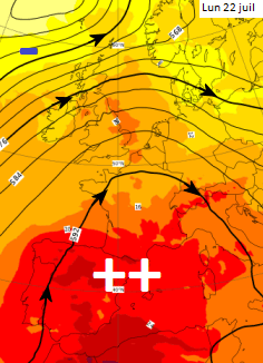 Image d'illustration pour Deuxième canicule de l'été : prévisions et suivi