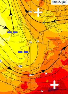 Image d'illustration pour Deuxième canicule de l'été : prévisions et suivi