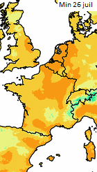 Image d'illustration pour Deuxième canicule de l'été : prévisions et suivi