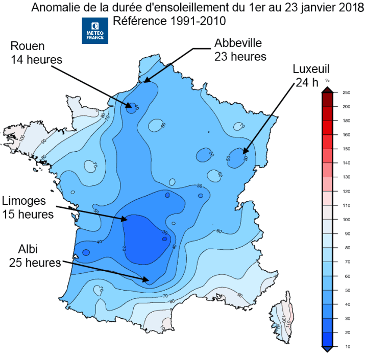 Image d'illustration pour Décembre et janvier très gris sur la France