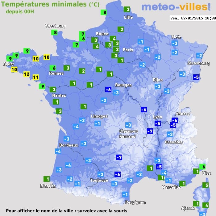 Image d'illustration pour Bilan de l'épisode de froid et de neige fin 2014 et début 2015