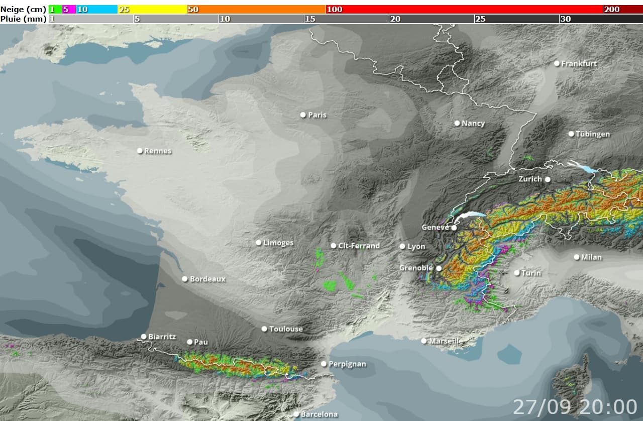Image d'illustration pour Neige en montagne en septembre : Un phénomène peu commun ?