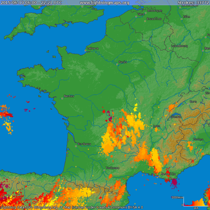 Image d'illustration pour Encore de violents orages au Sud - Coulée de boue dramatique en Corse