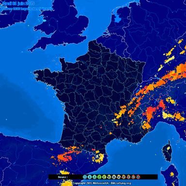Image d'illustration pour Activité orageuse et fortes pluies au Sud sur la première quinzaine de juin