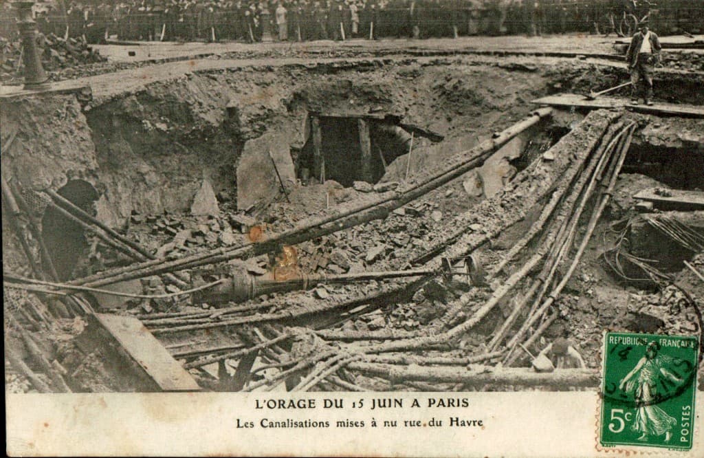 Image d'illustration pour Le terrible orage du 15 juin 1914 à Paris