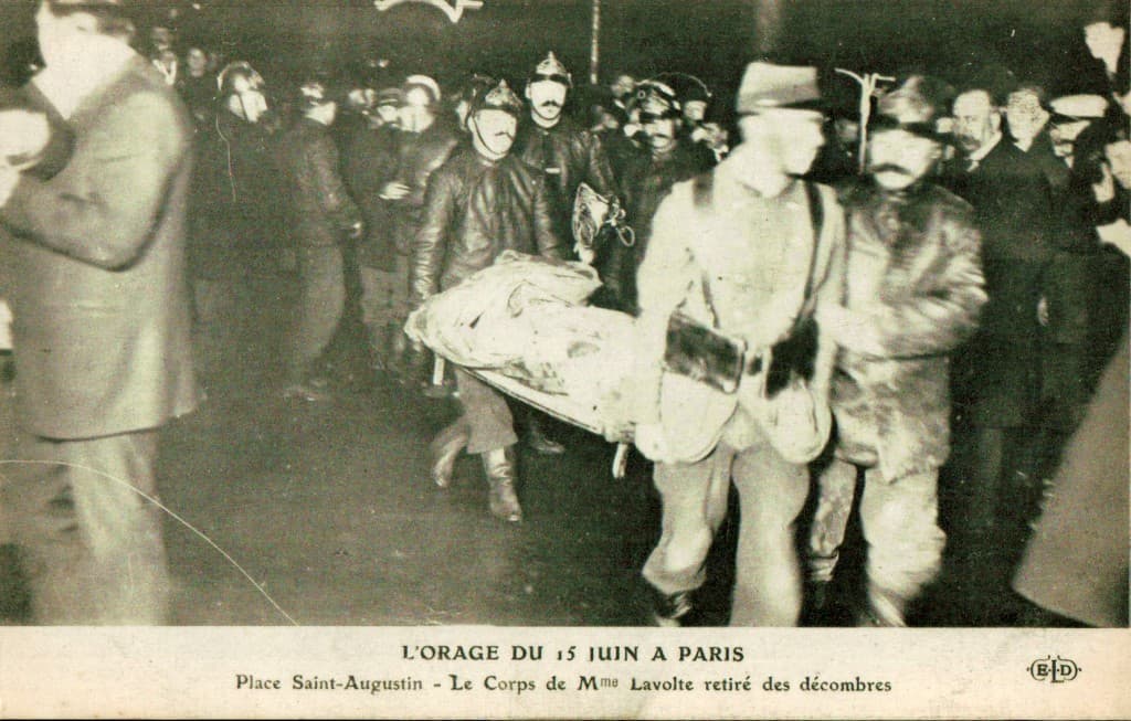 Image d'illustration pour Le terrible orage du 15 juin 1914 à Paris
