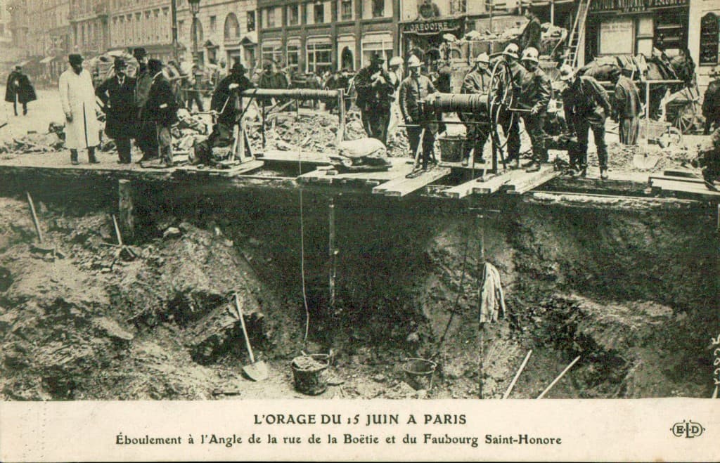 Image d'illustration pour Le terrible orage du 15 juin 1914 à Paris