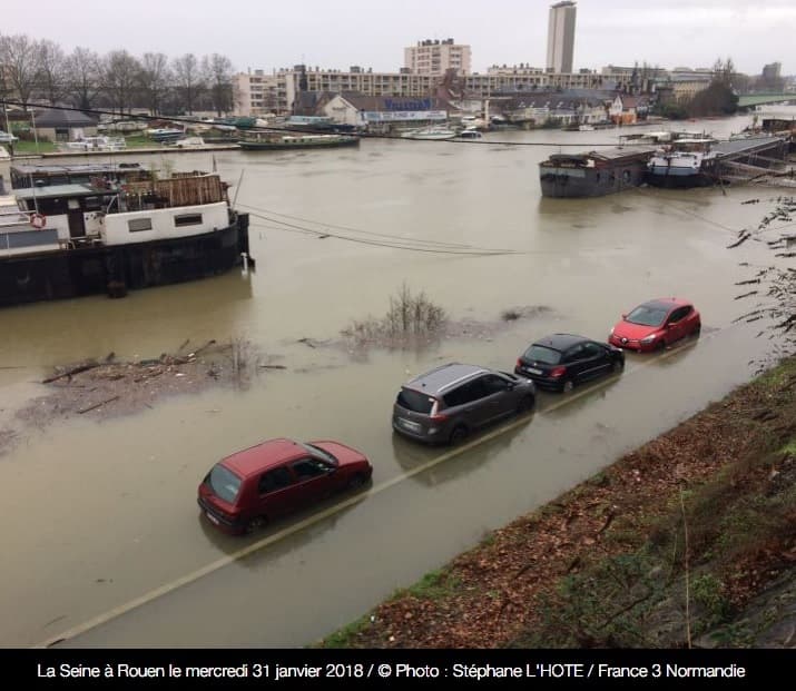 Image d'illustration pour Crue de la Seine à Paris - Graves inondations en régions