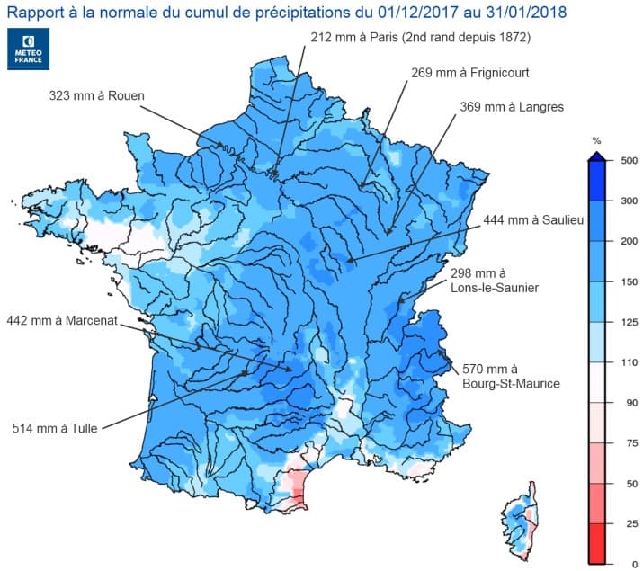 Image d'illustration pour Crue de la Seine à Paris - Graves inondations en régions