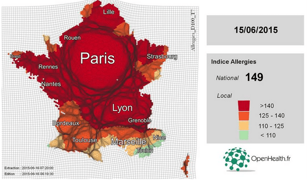Image d'illustration pour Risque allergique maximal face aux pollens de graminées