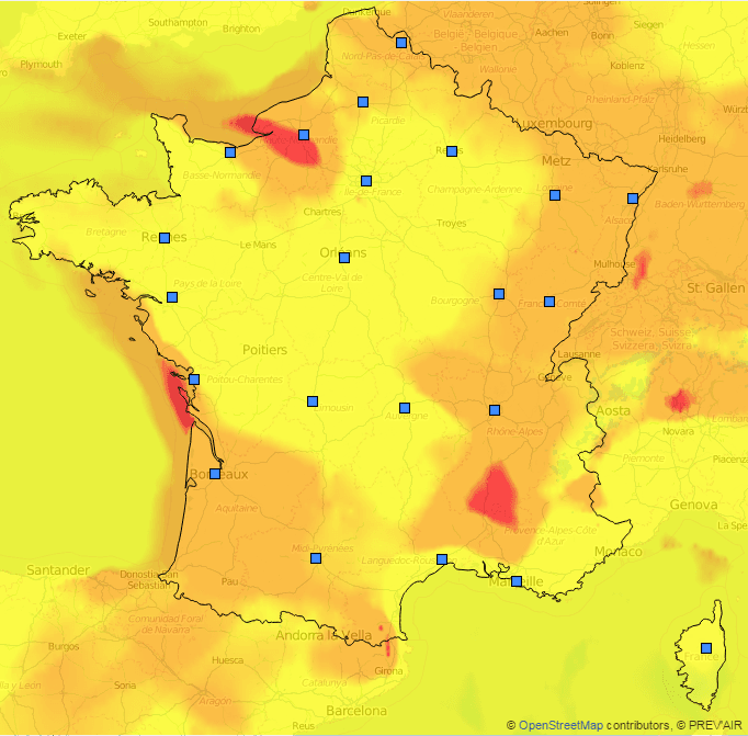Image d'illustration pour Bilan des pics de pollution à l'ozone du 30 juin au 7 juillet