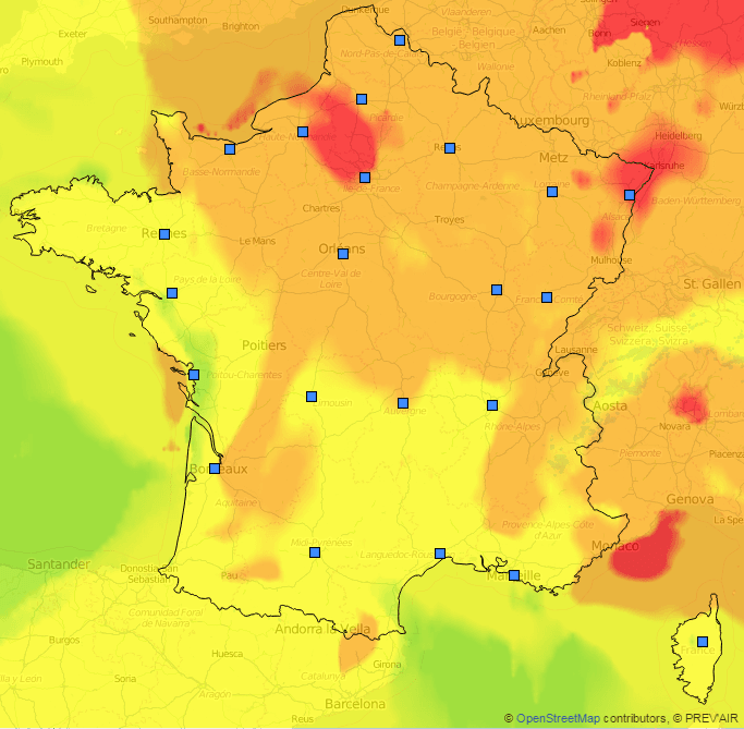 Image d'illustration pour Bilan des pics de pollution à l'ozone du 30 juin au 7 juillet