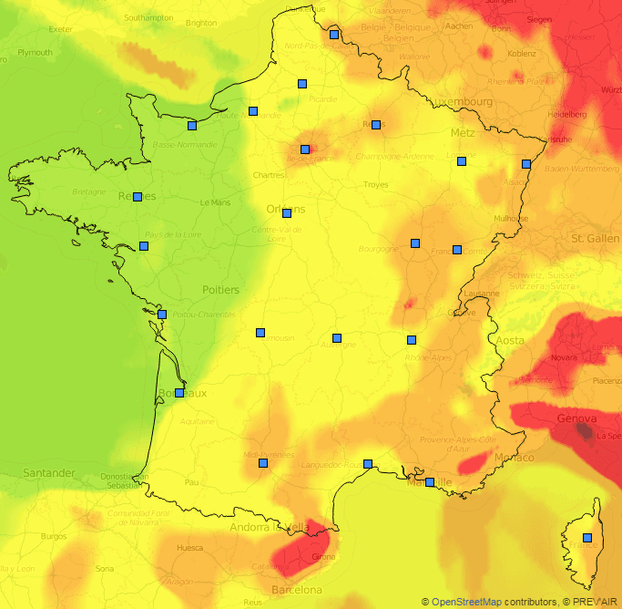 Image d'illustration pour Bilan des pics de pollution à l'ozone du 30 juin au 7 juillet