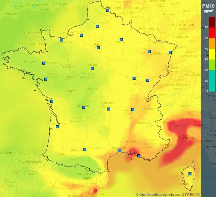 Image d'illustration pour Pollution aux particules fines - Qualité de l'air dégradée