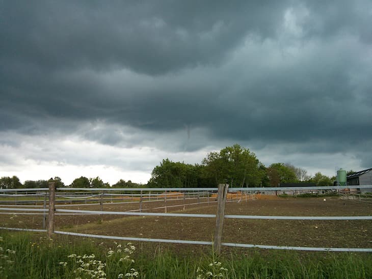 Image d'illustration pour Possible tornade à Orgeval (Yvelines) - Tuba en Eure et Loire