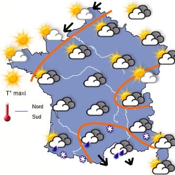 Beau dimanche puis semaine perturbée mais plus douce 