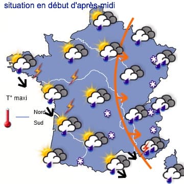 Le temps reste instable mais progressivement plus doux 