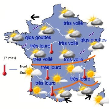 Temps chaud avant l'arrivée des orages pour ce week-end