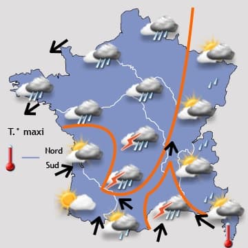 Une semaine encore très douce et plus ou moins perturbée dans le Nord et l'Ouest