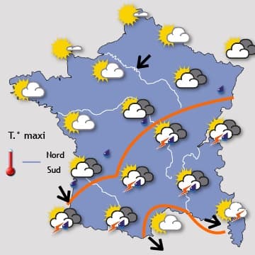 Atténuation des orages dans le Sud