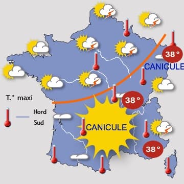 Rafraîchissement temporaire en milieu de semaine prochaine 