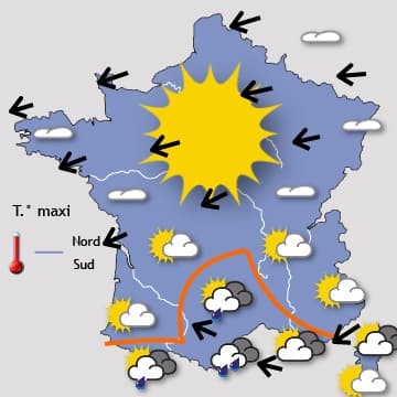 Persistance du beau temps jusqu'à vendredi