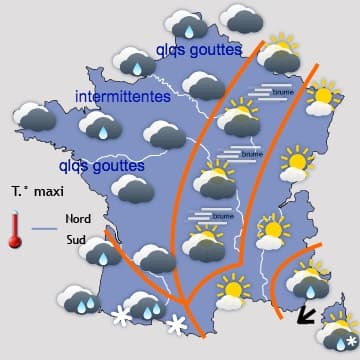 Froid sec et de plus en plus vif à partir de mercredi 