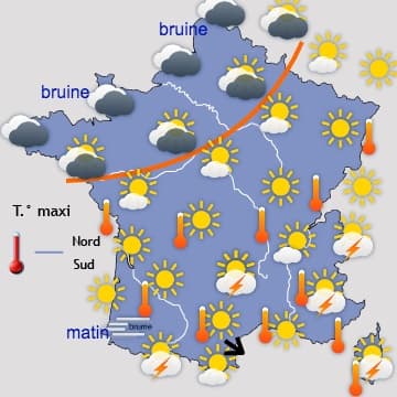Chaud ou très chaud avant un rapide clin d'oeil automnal