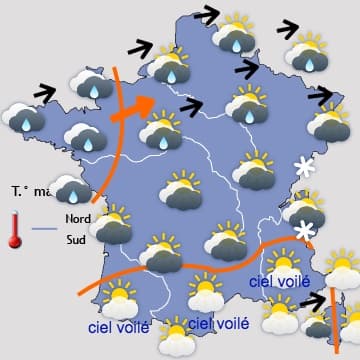 Dimanche très agité avant une semaine très calme ! 