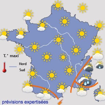 Très ensoleillé et de plus en plus chaud jusqu'à vendredi 