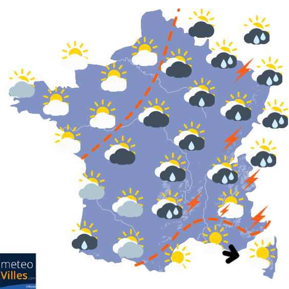 Nouvelle dégradation orageuse pour ce week-end !