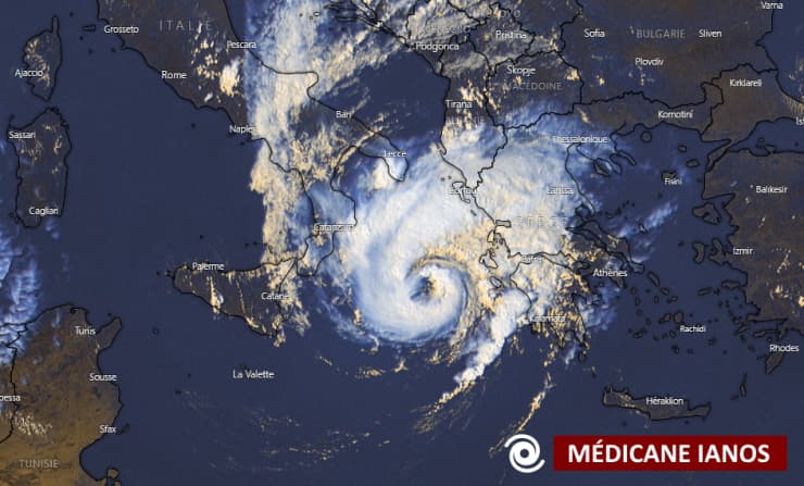 Image d'illustration pour Médicane Ianos : un petit cyclone en Méditerranée