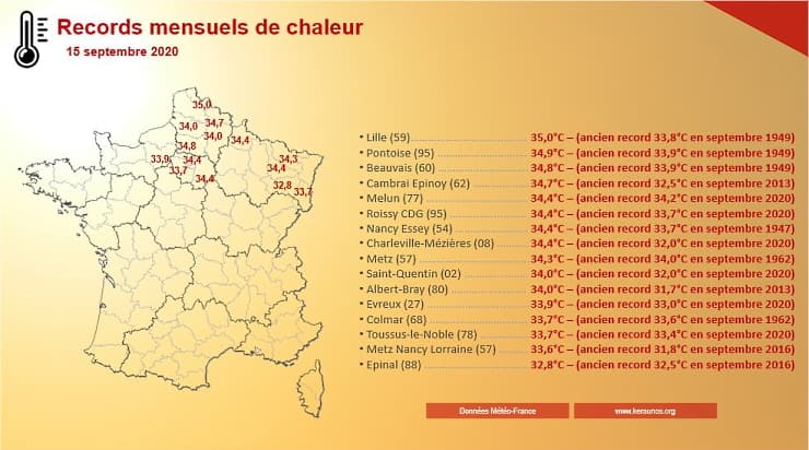 Image d'illustration pour Des records de chaleur par dizaines et des prévisions encore chaudes