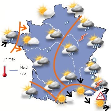 Le pont du 1er mai débutera sous les averses et se terminera sous le soleil