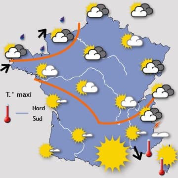 Fortes chaleurs pour vendredi