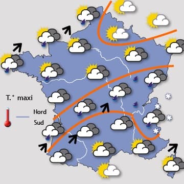 Tempêtes possibles entre dimanche soir et mardi