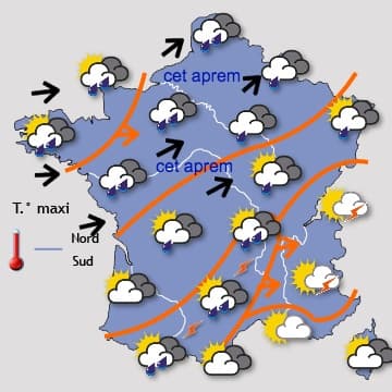 Réchauffement passager entre vendredi et samedi